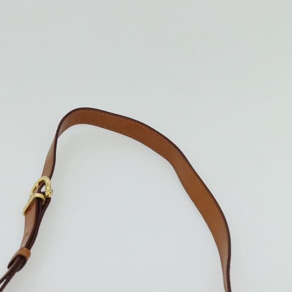 CELINE Macadam Canvas Shoulder Bag Pvc Leather Brown Gold - Picture 8 of 13